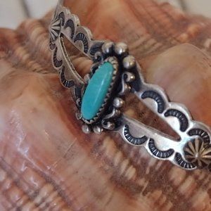 Turquoise Sterling Silver Cuff Bracelet